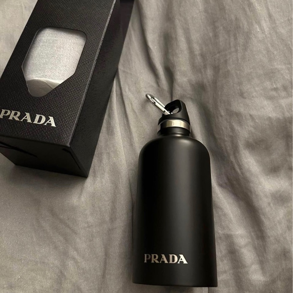 prada 500ml black water bottle